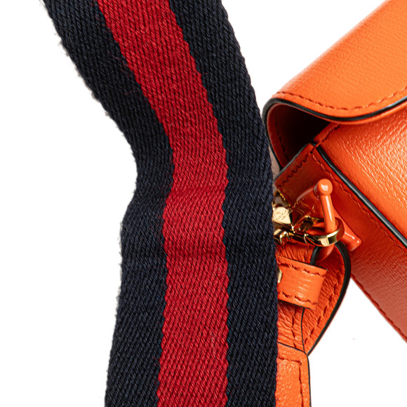 Pre-Loved Gucci Mini Leather Horsebit 1955 Web Satchel - Picture 8 of 10